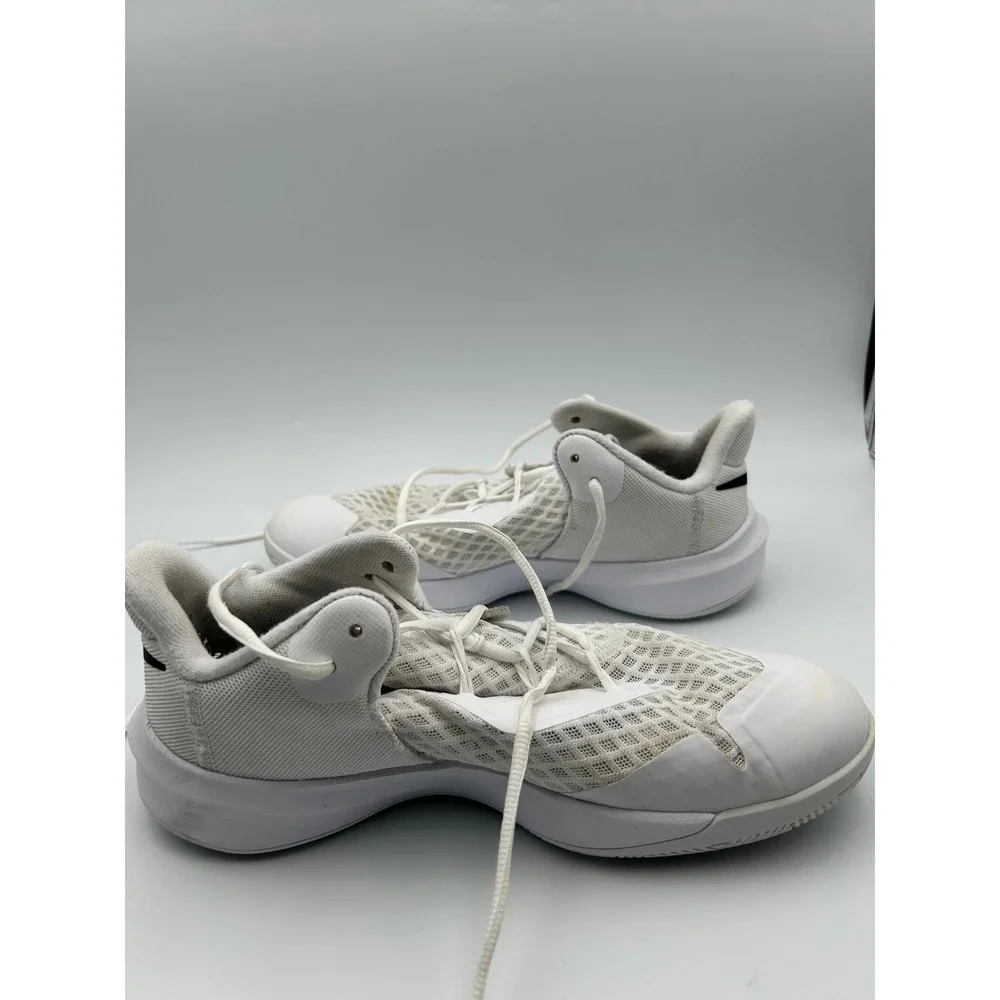 Nike Zoom Hyperspeed Court Womens 9.5 Volleyball Shoes White Black CI2963-100